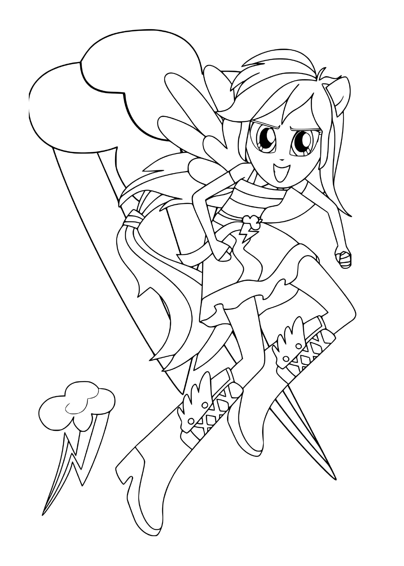 coloriage My Little Equestria Girls