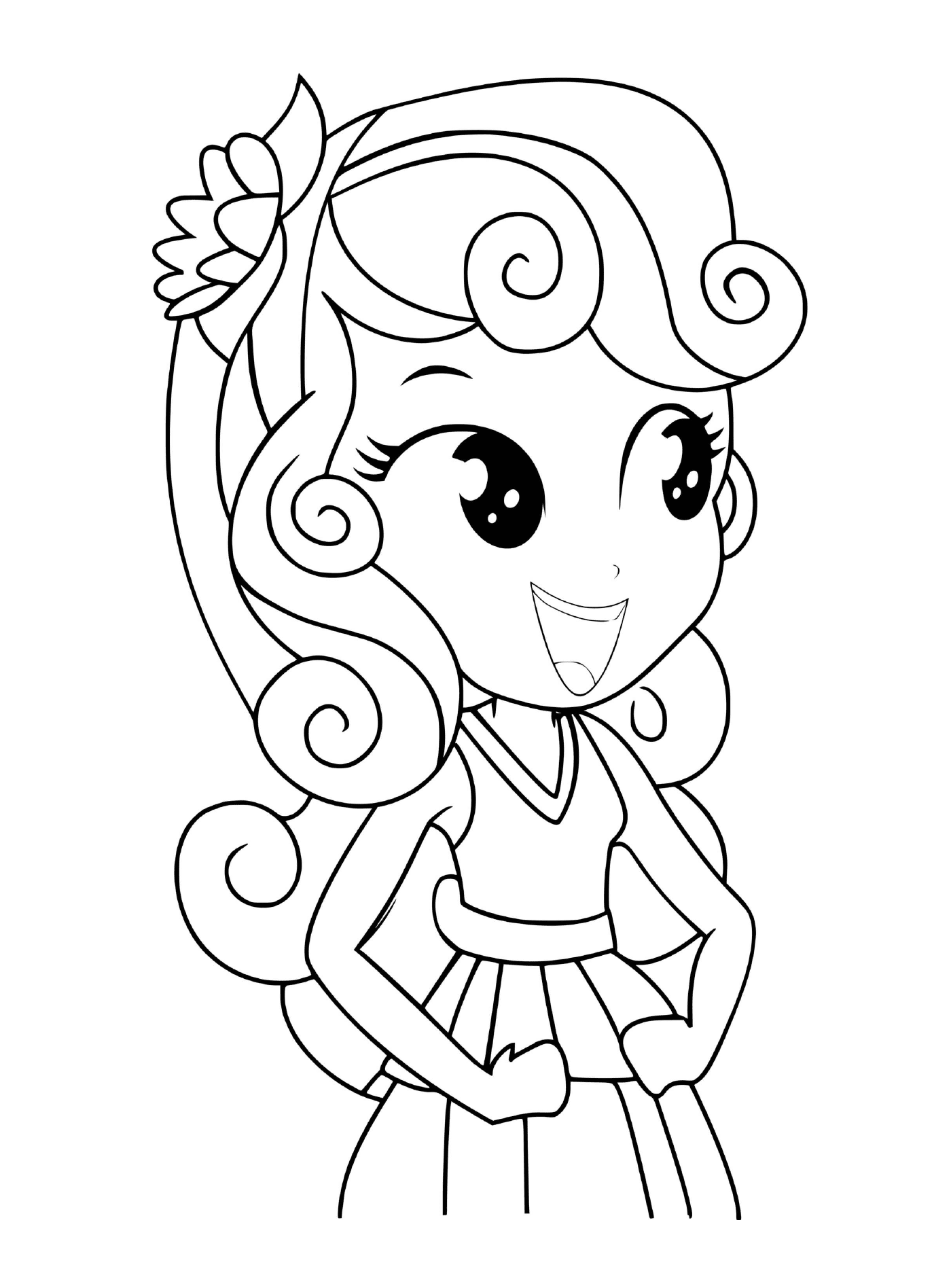 coloriage sweetie belle equestria girls