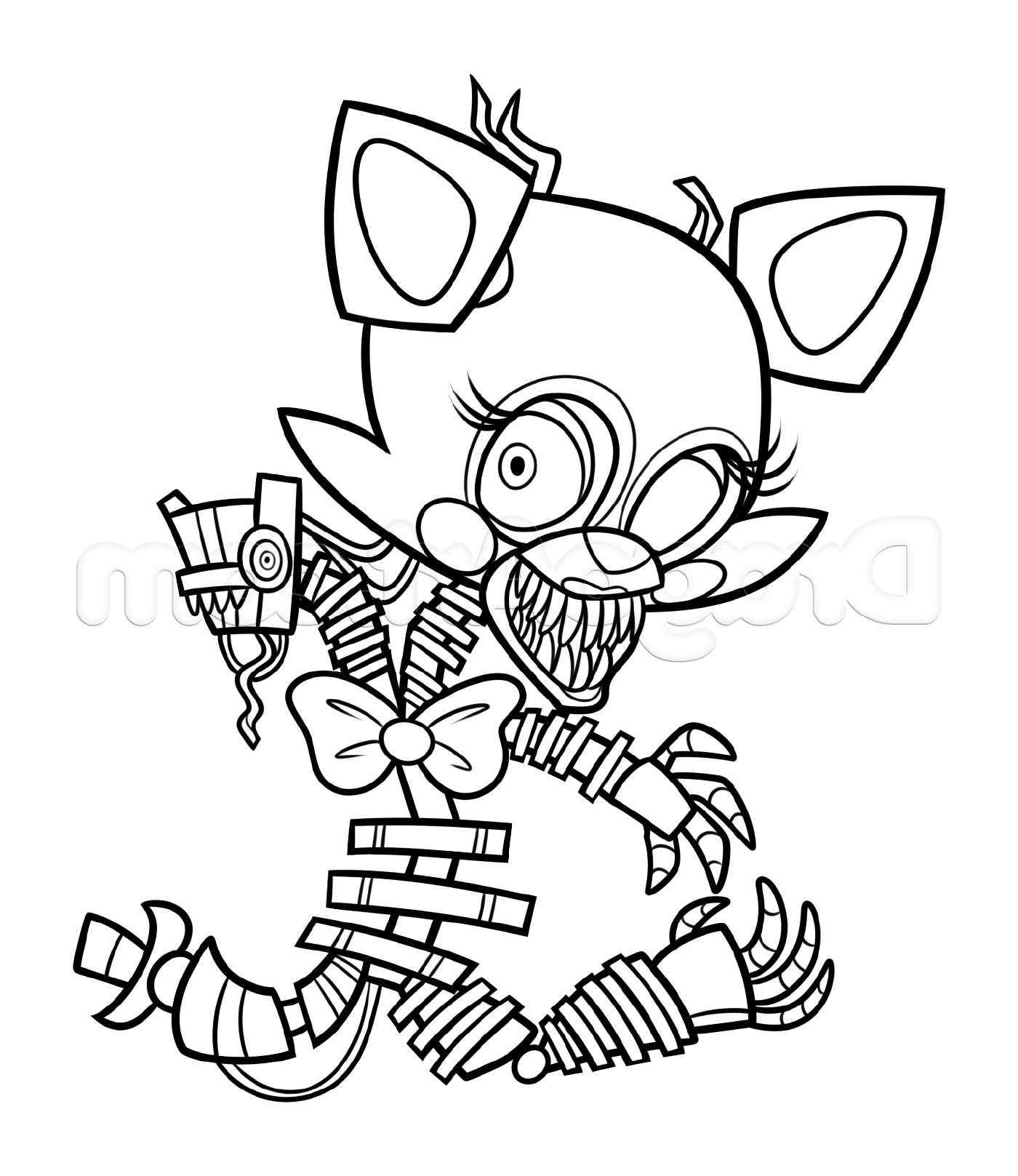 coloriage freddy s at five nights 2 fnaf coloring pages