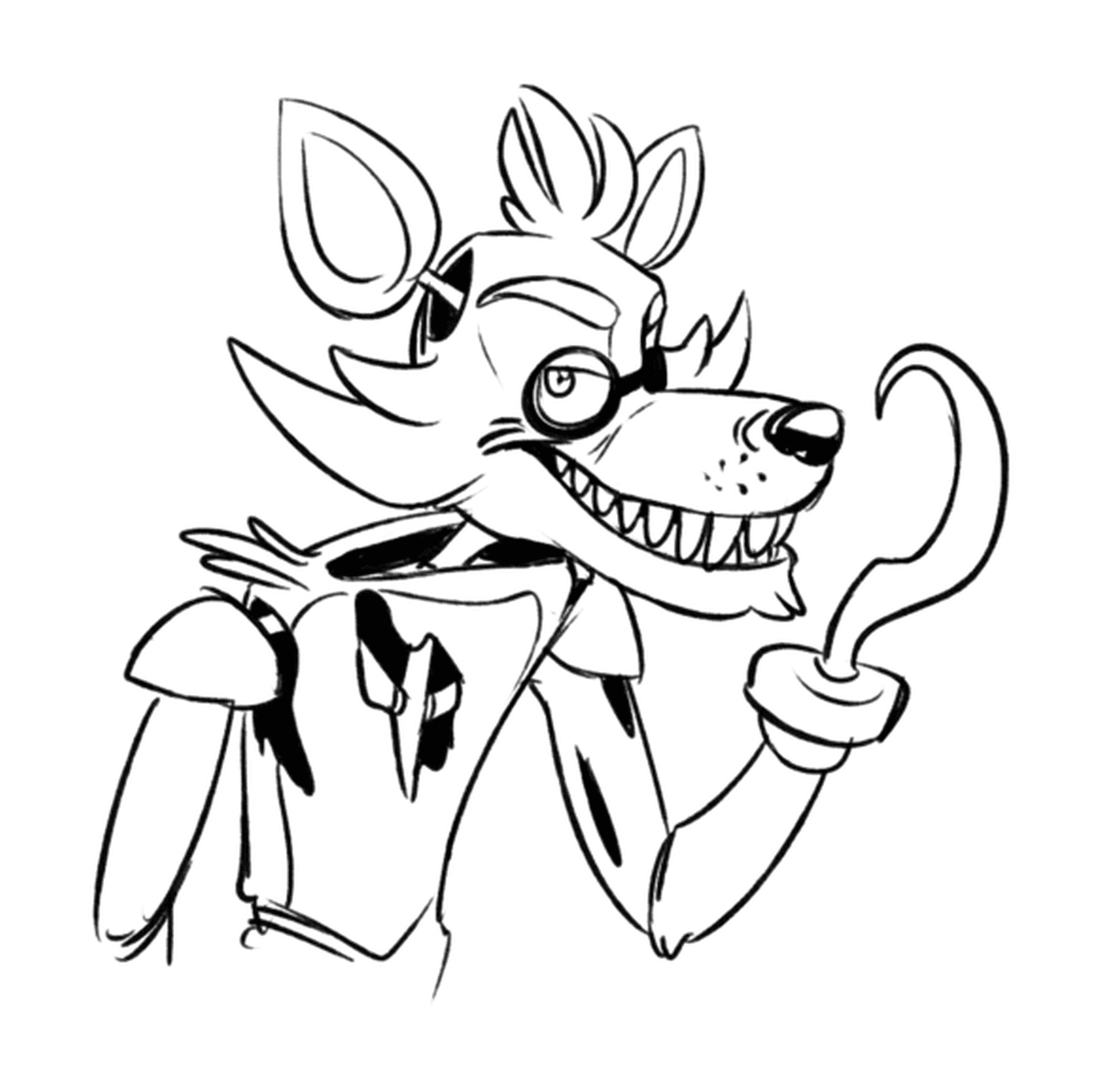 coloriage foxy five nights at freddys fnaf coloring pages