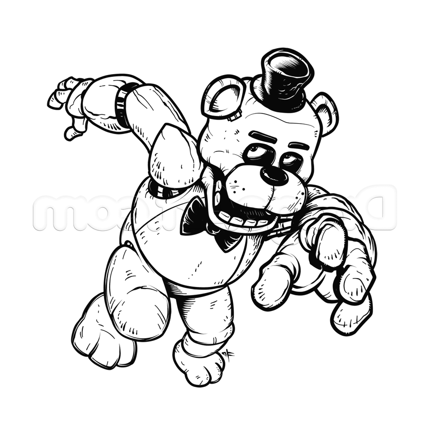 coloriage freddy five nights at freddys fnaf coloring pages
