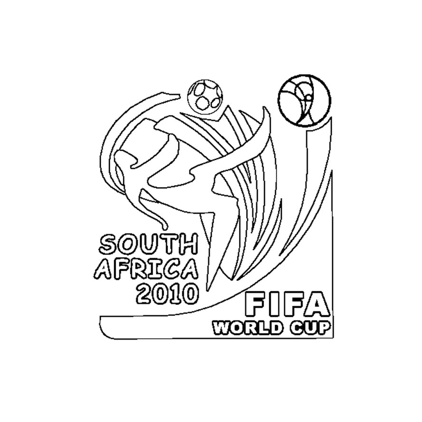 coloriage coupe du monde 2010