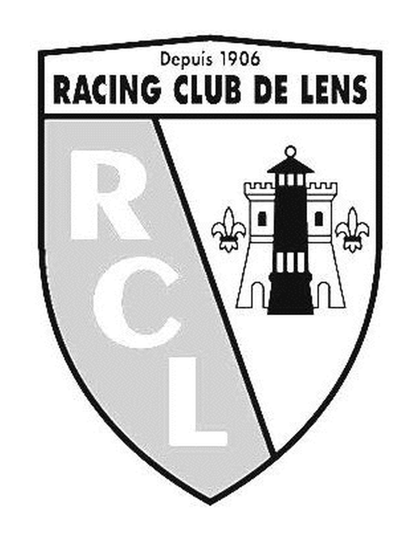 coloriage foot logo Lens RCL