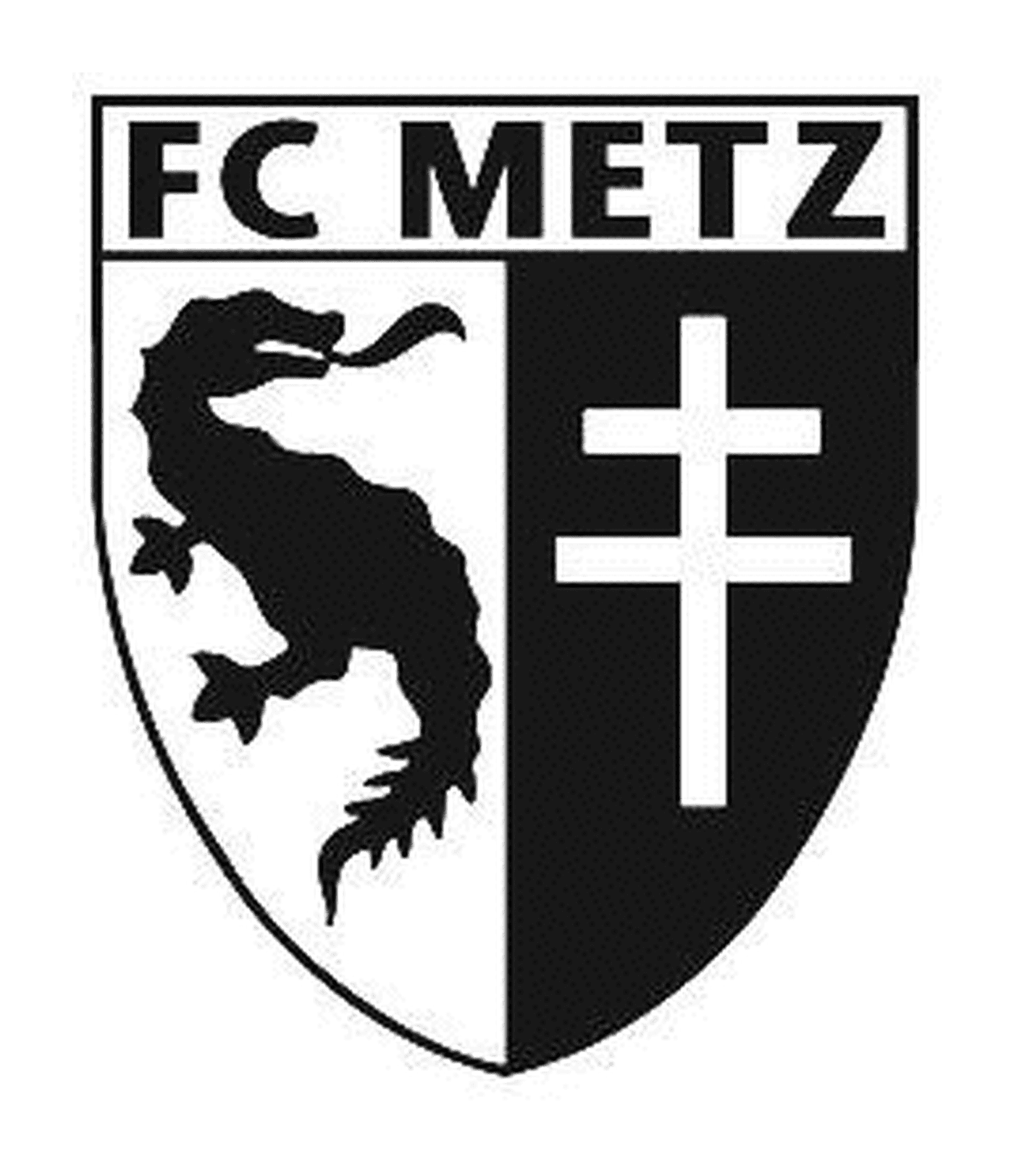 coloriage foot logo Metz