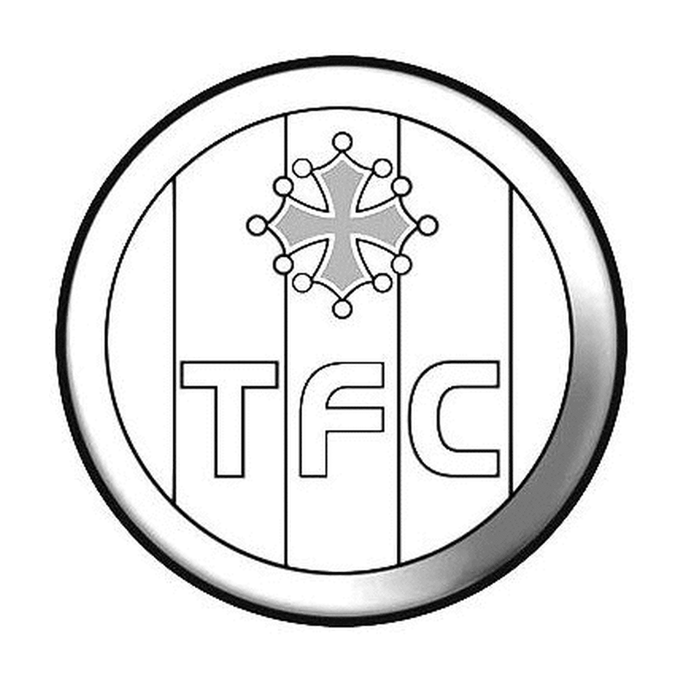 coloriage foot logo Toulouse