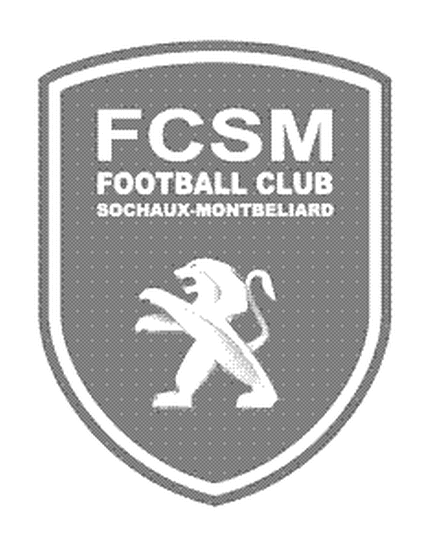 coloriage foot logo FC Sochaux Montbeliard
