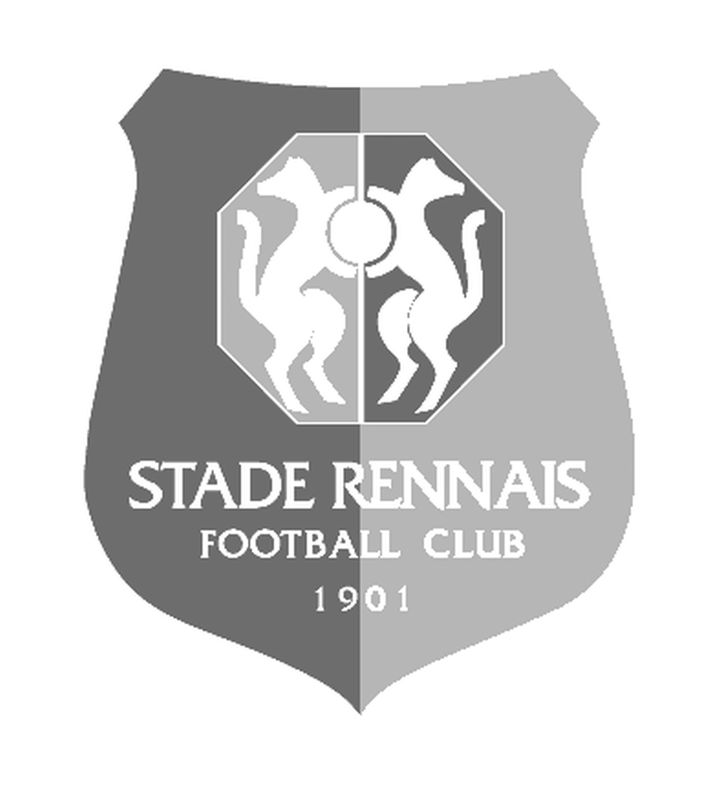 coloriage foot logo Stade Rennais