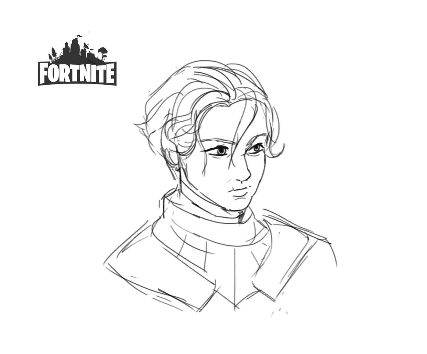coloriage Fortnite Brienne of Tarth by shantftw on Tumblr
