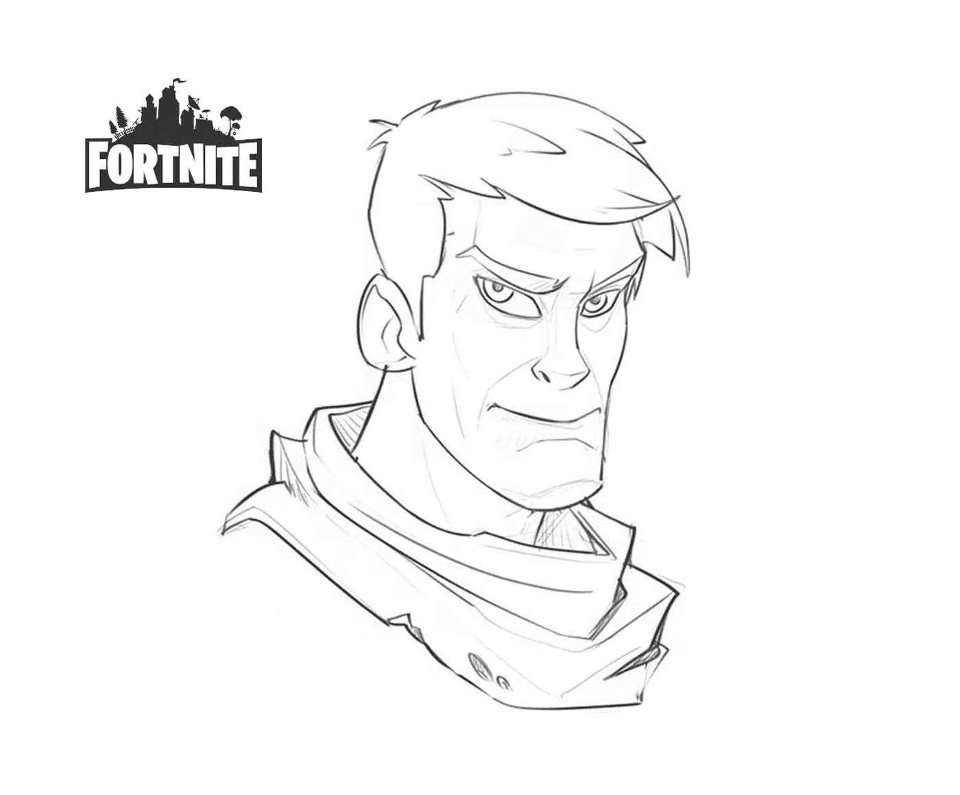 coloriage Fortnite Character Warmup Art Work by Josh Bruce on Artstation