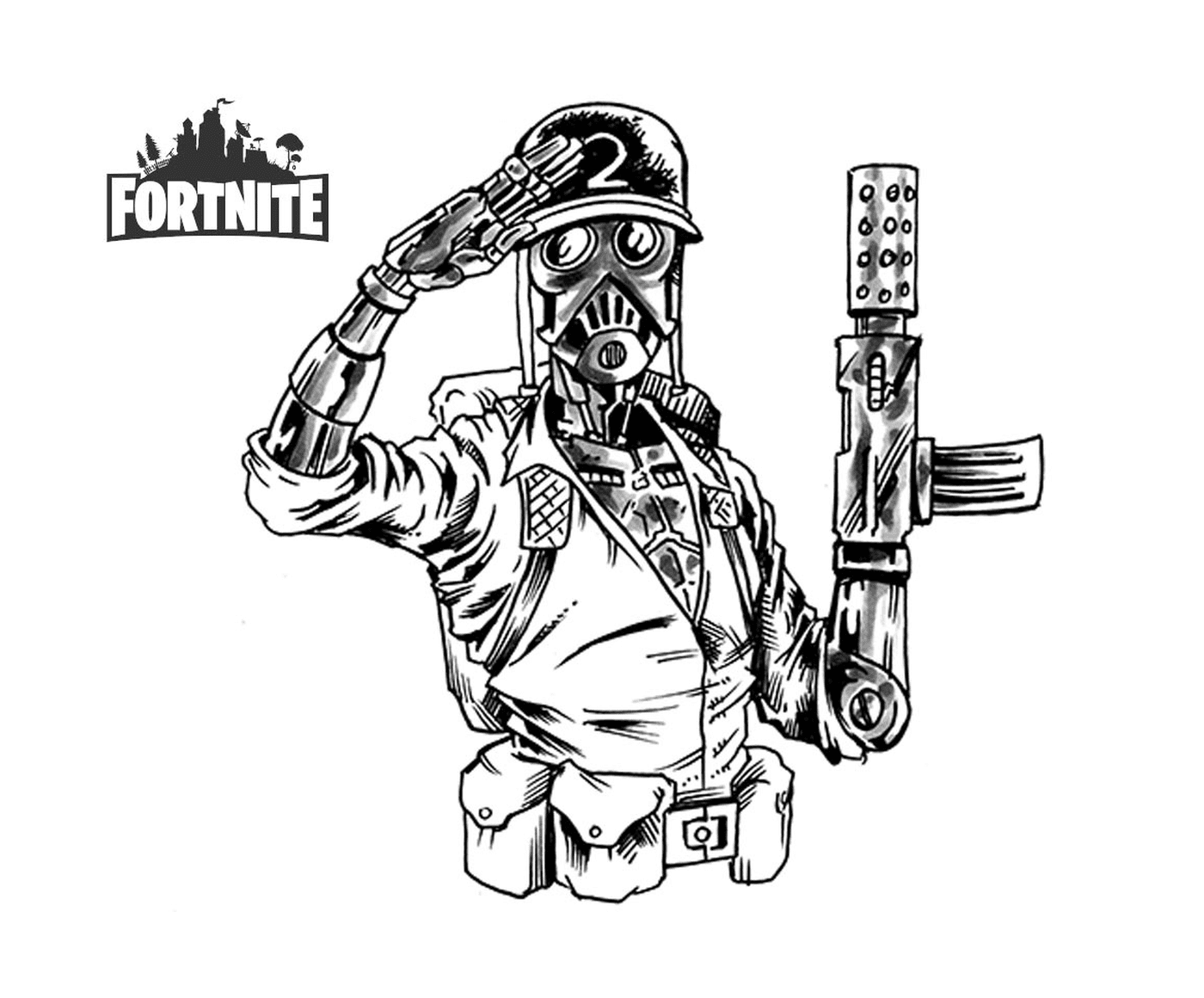 coloriage Fortnite Jason Young by Shonborn