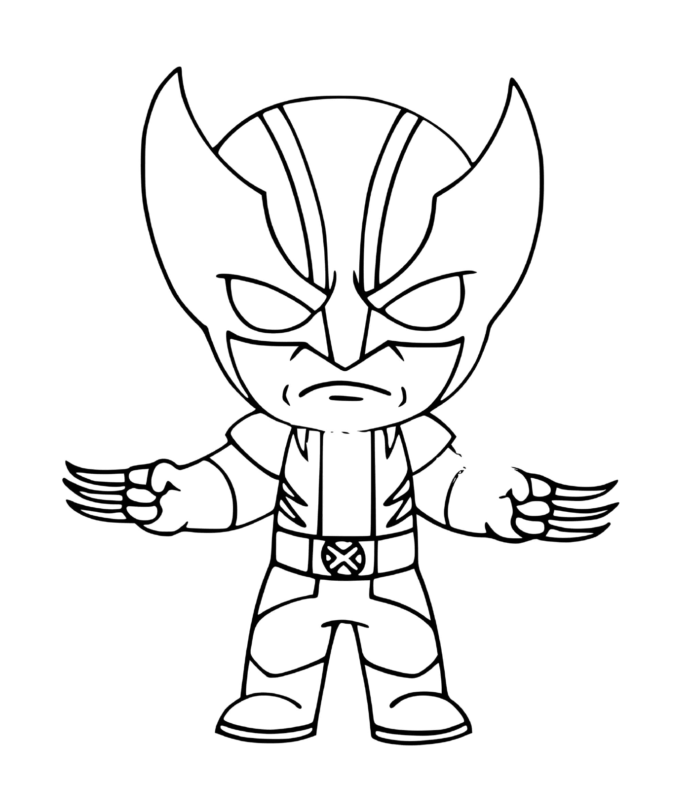 coloriage Wolverine fortnite