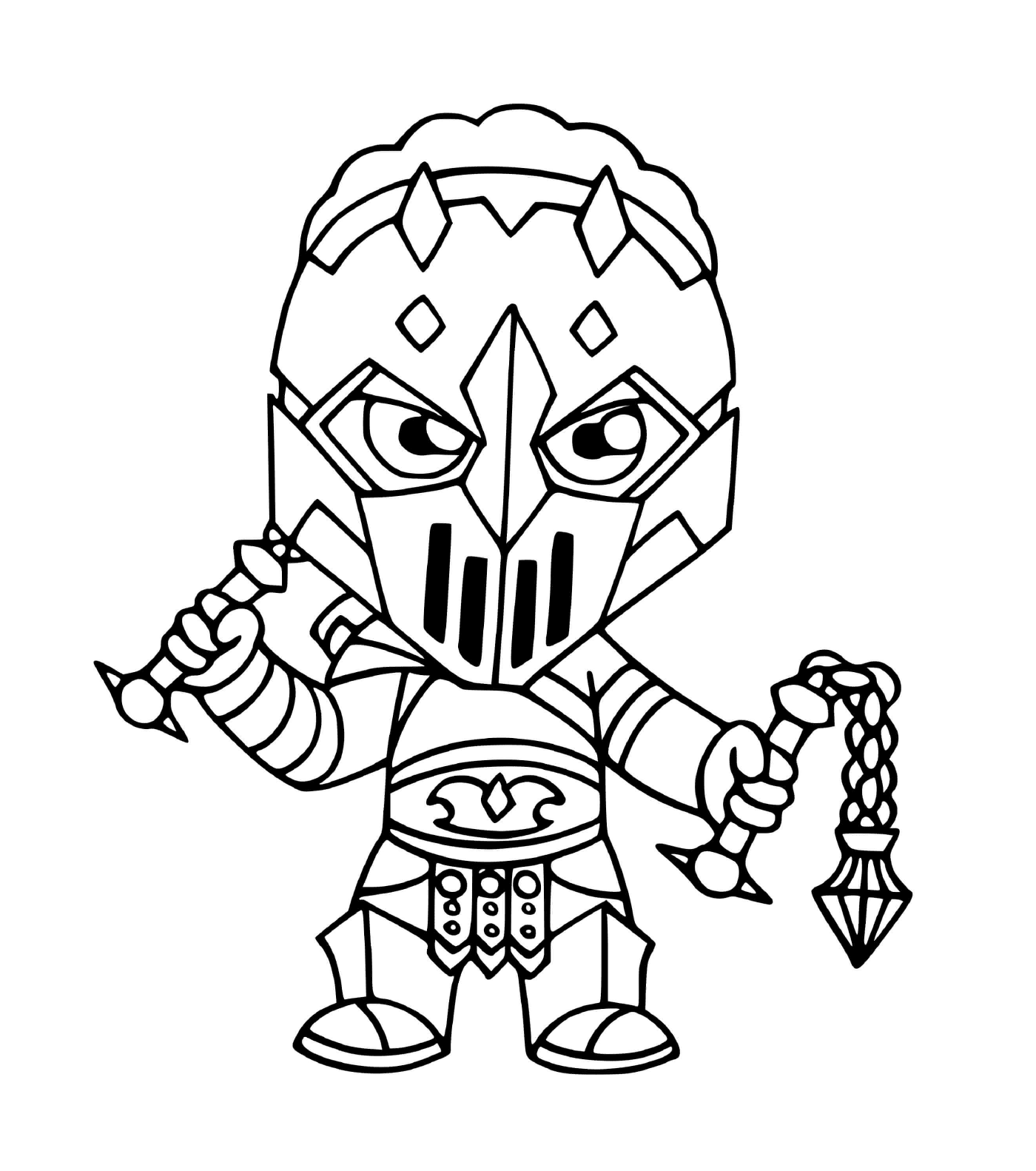 coloriage Menace from Fortnite Chapter 2 Season 5