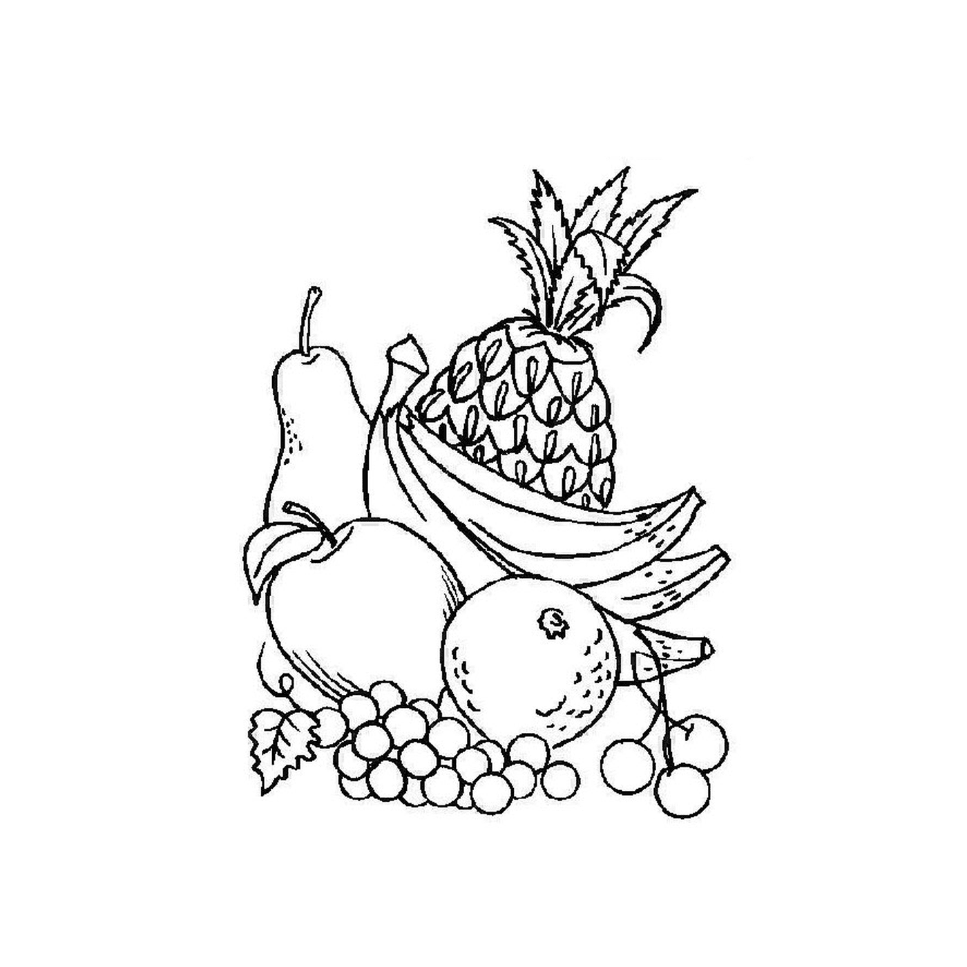 coloriage fruit 16