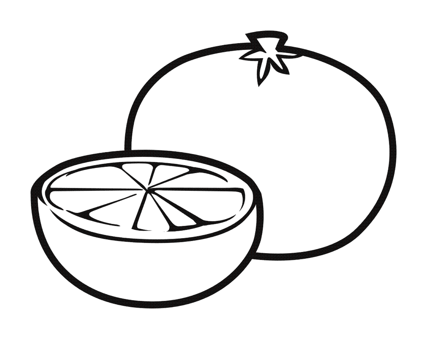 coloriage fruit tomate