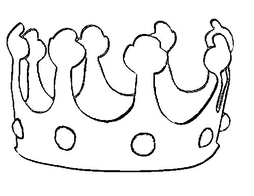 coloriage couronne des rois enfants