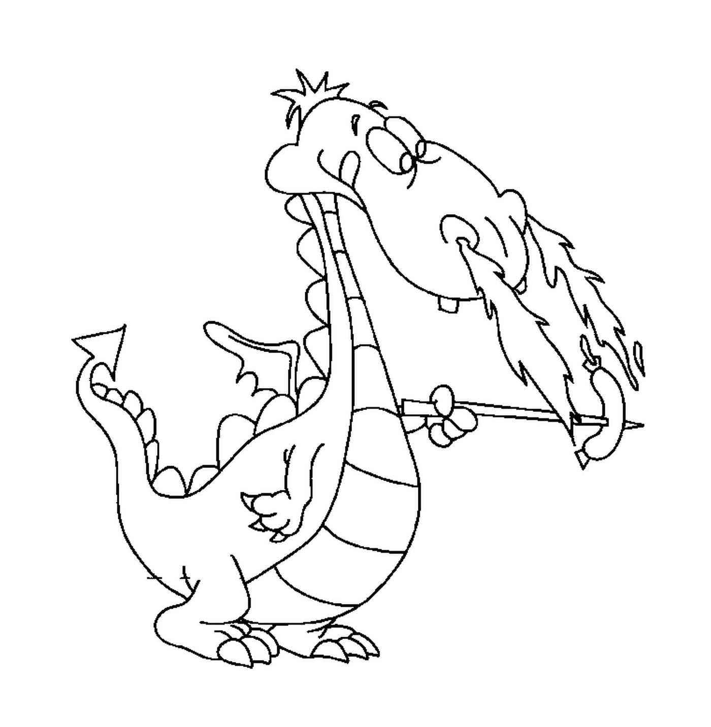coloriage dragon 31