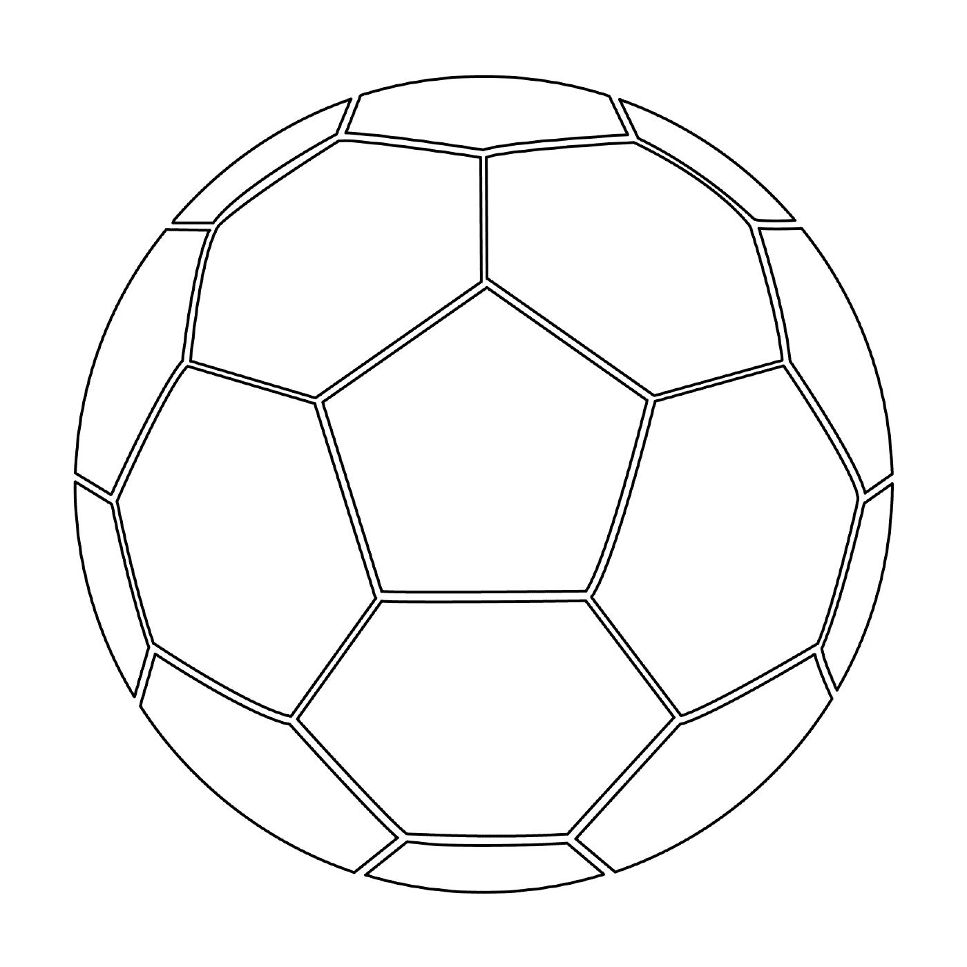 coloriage ballon de foot soccer