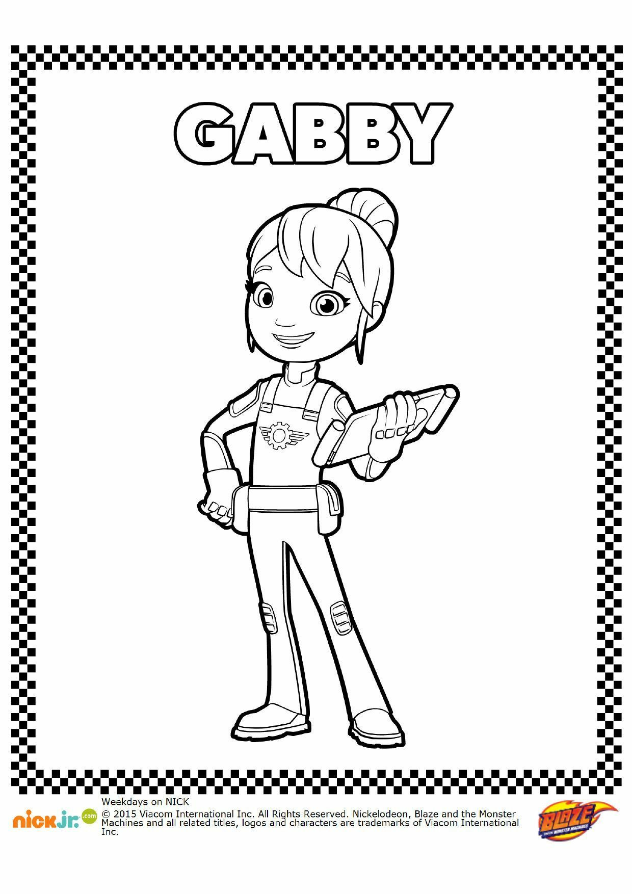 coloriage Gabby