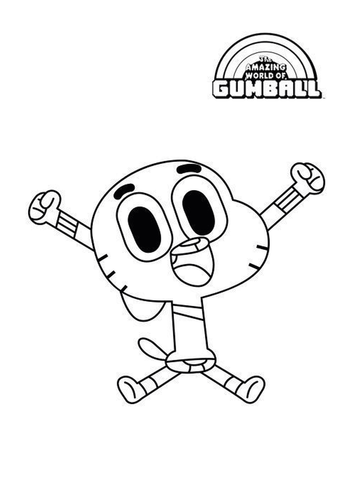 coloriage Gumball