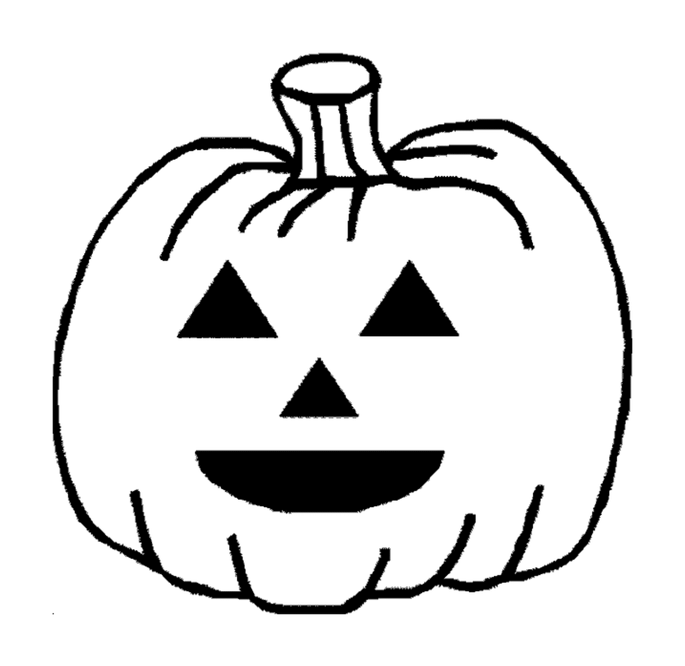 coloriage dessin d une citrouille d halloween