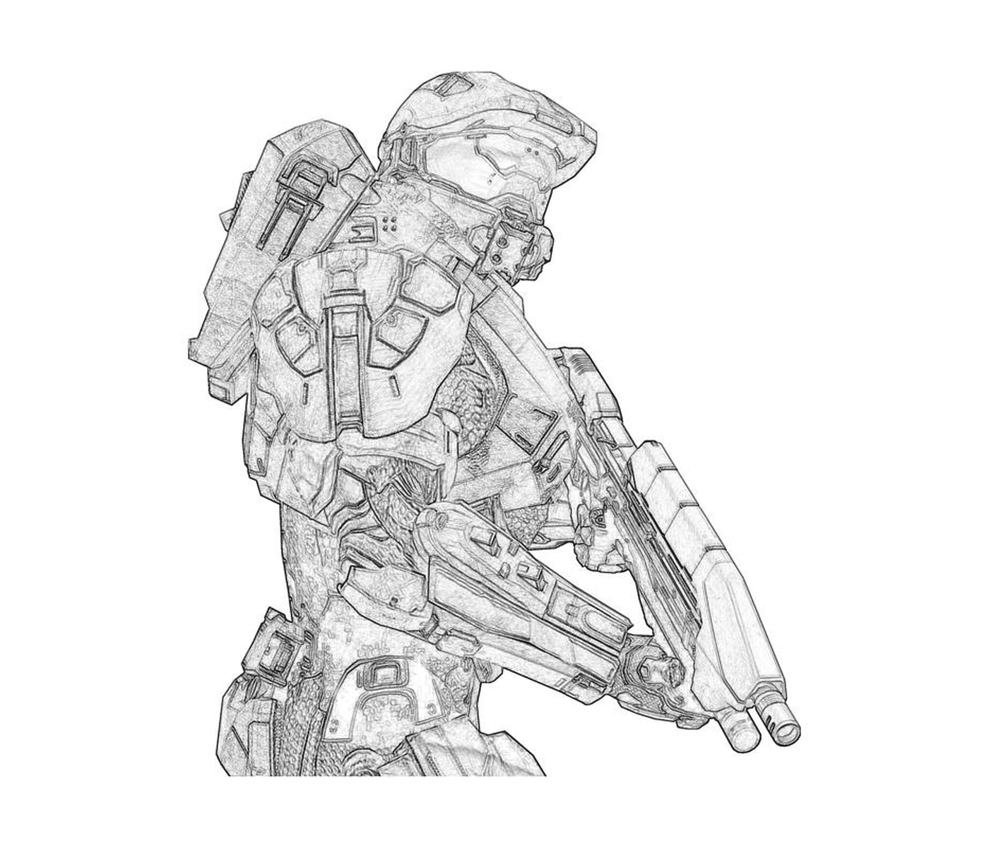 coloriage Halo 3 To Print