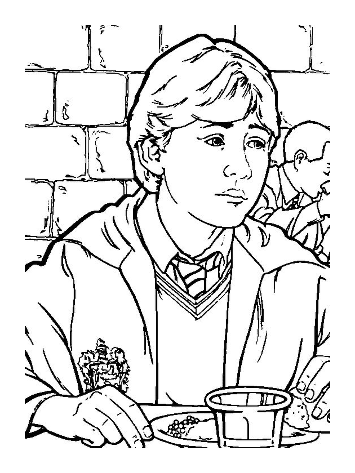 coloriage Ron Weasley