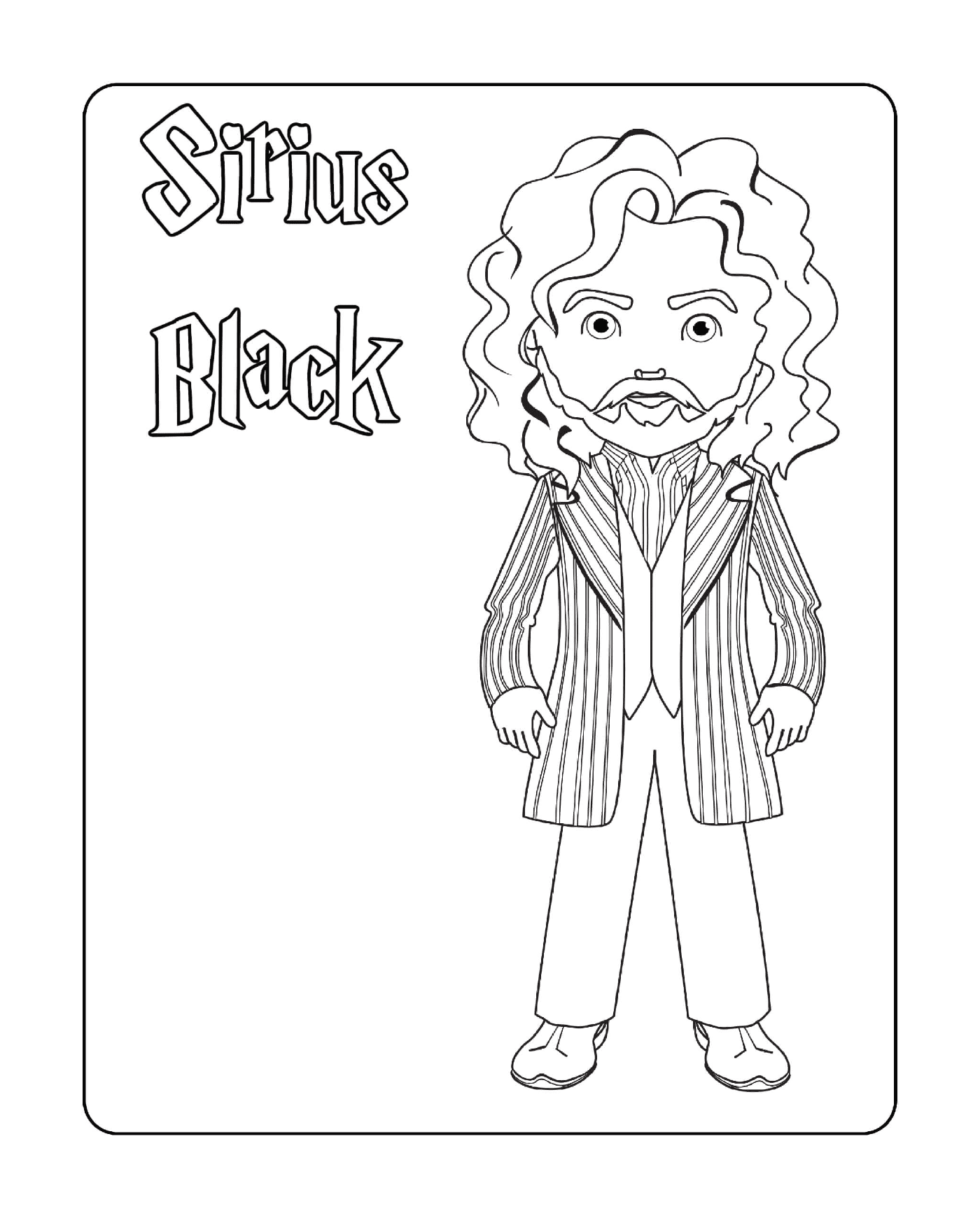 coloriage Sirius Black