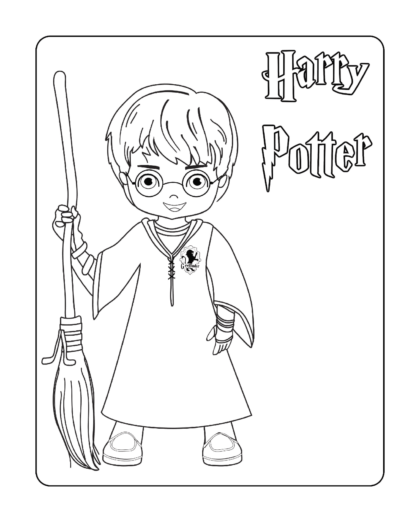 coloriage Harry Potter