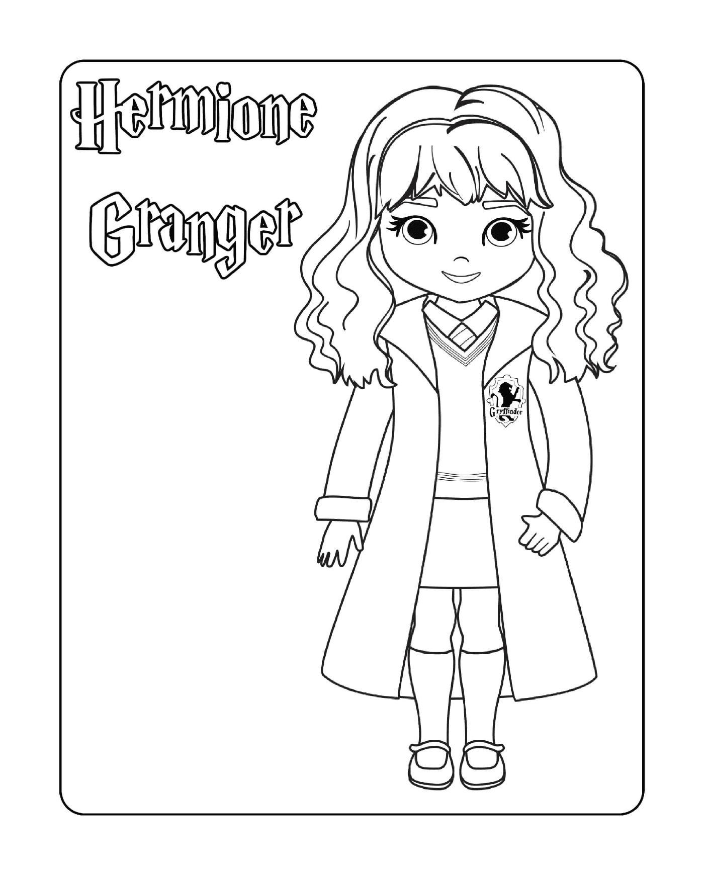 coloriage Hermione Granger