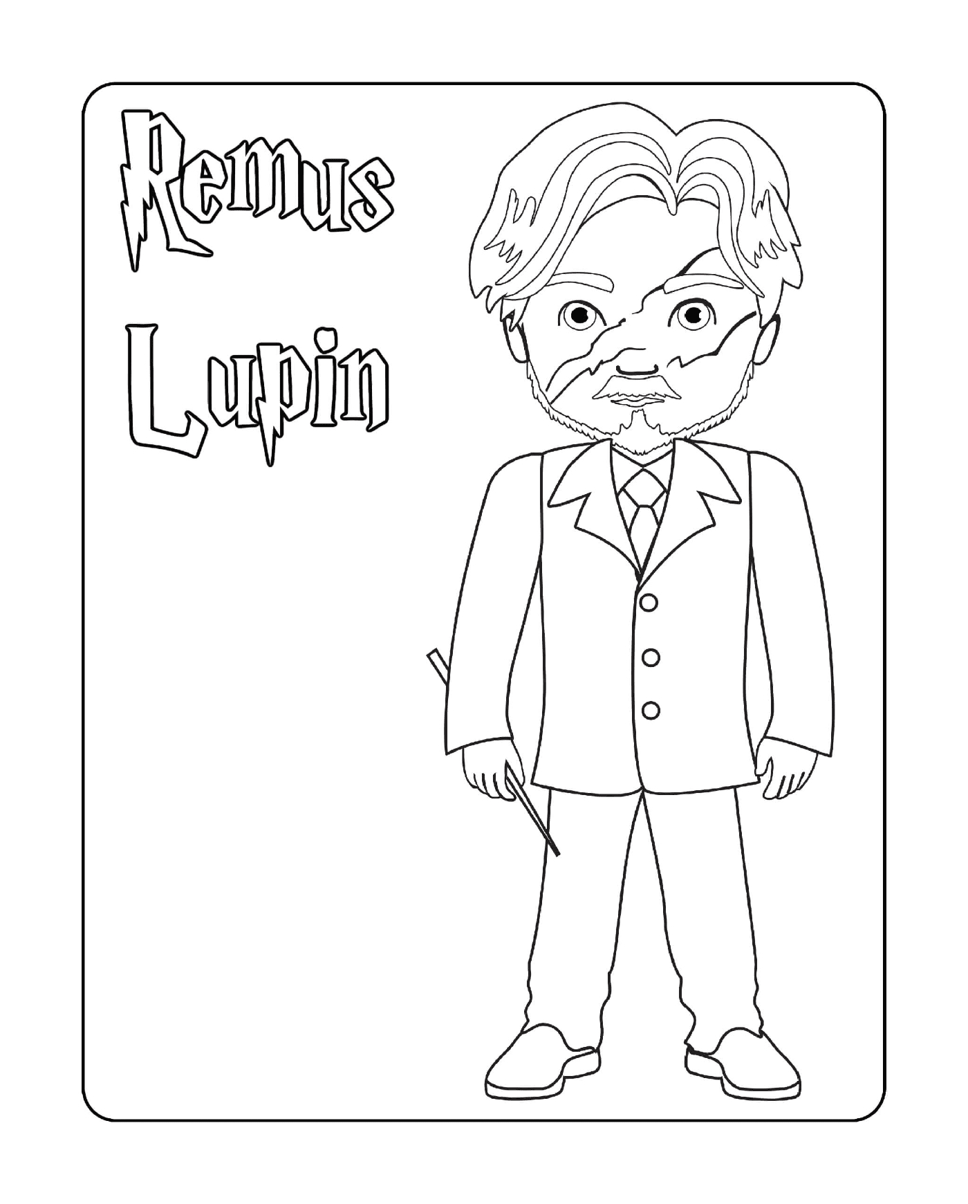 coloriage Remus Lupin