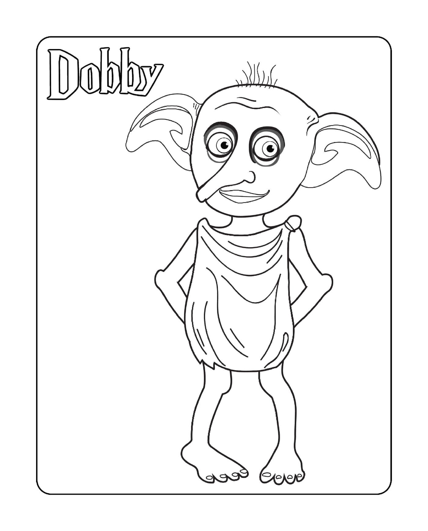 coloriage Dobby