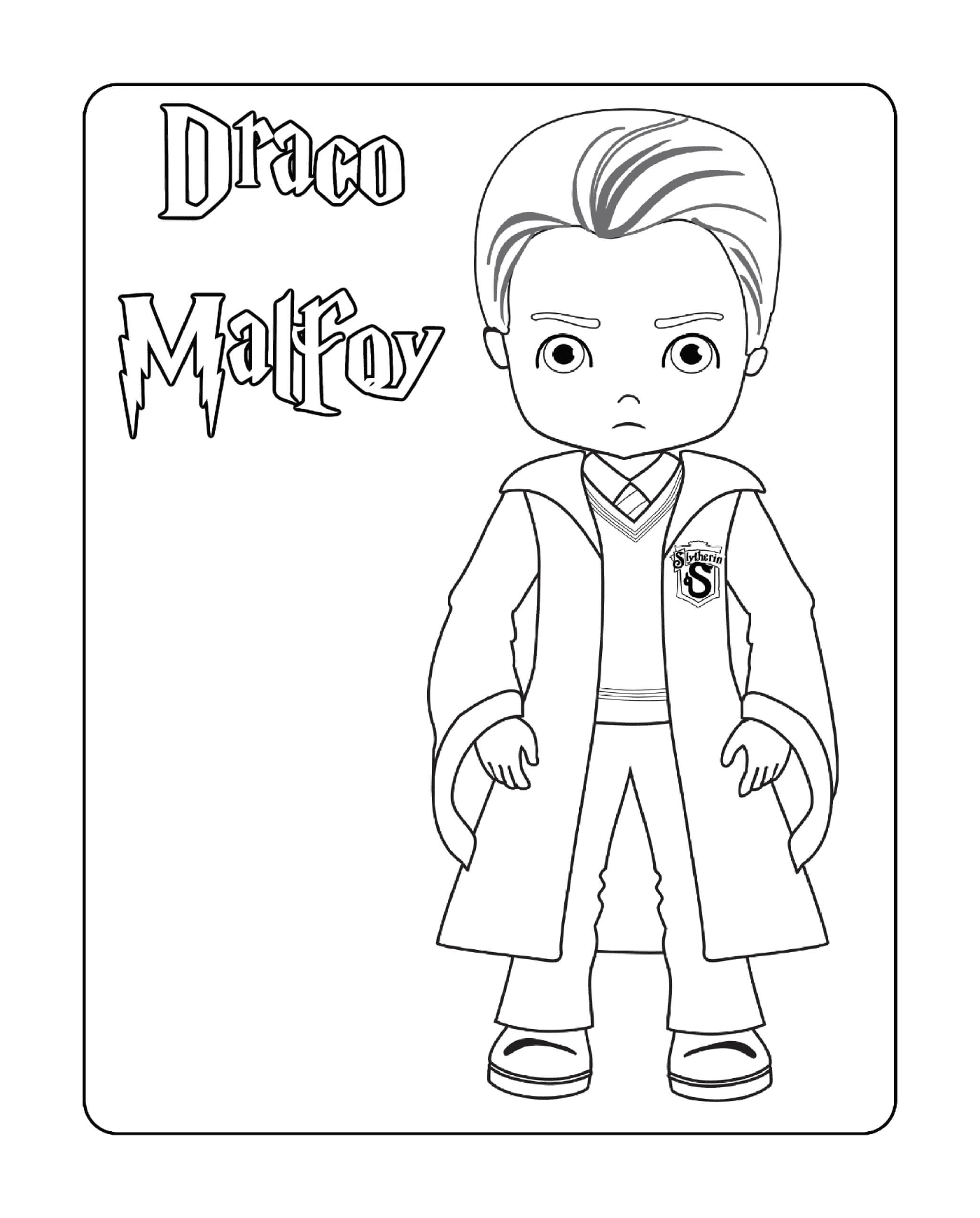 coloriage Draco Malfoy