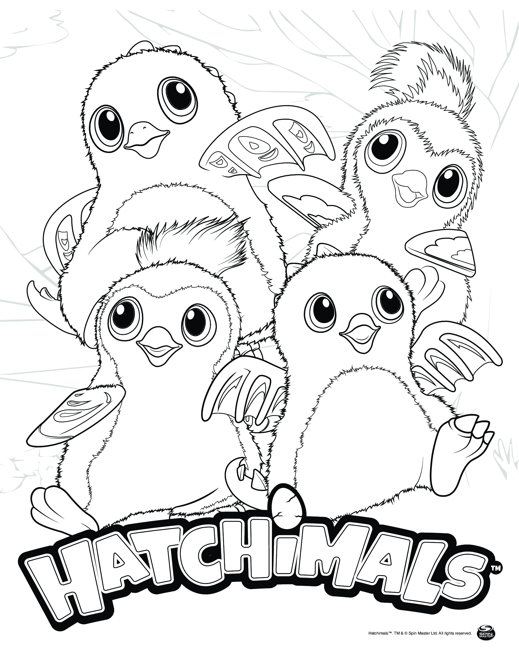 coloriage Penguala Draggle Dance Party