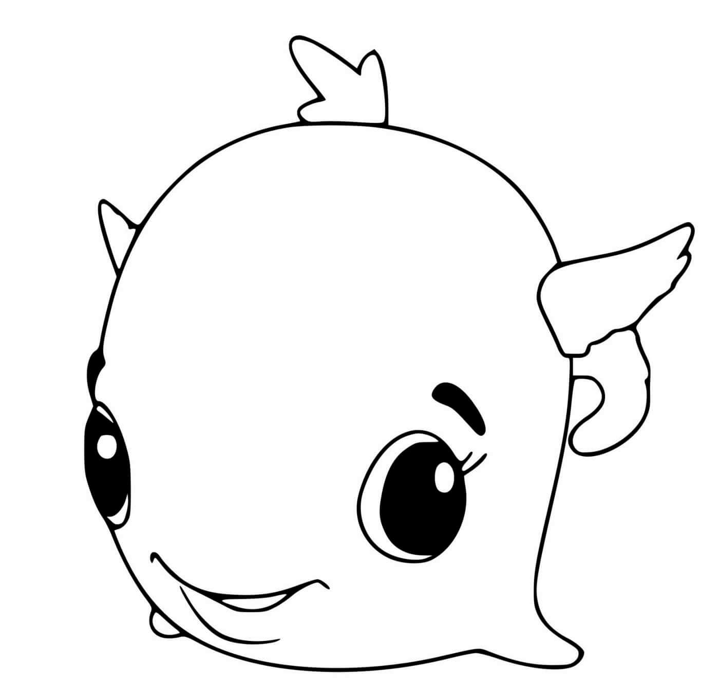 coloriage Hatchimals Swhale