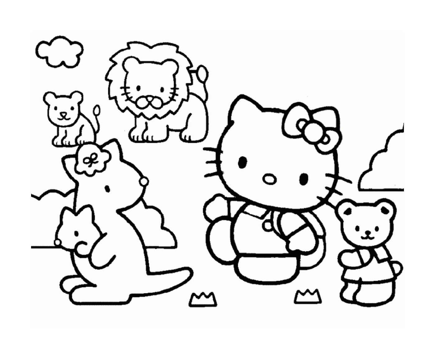 coloriage dessin hello kitty 186