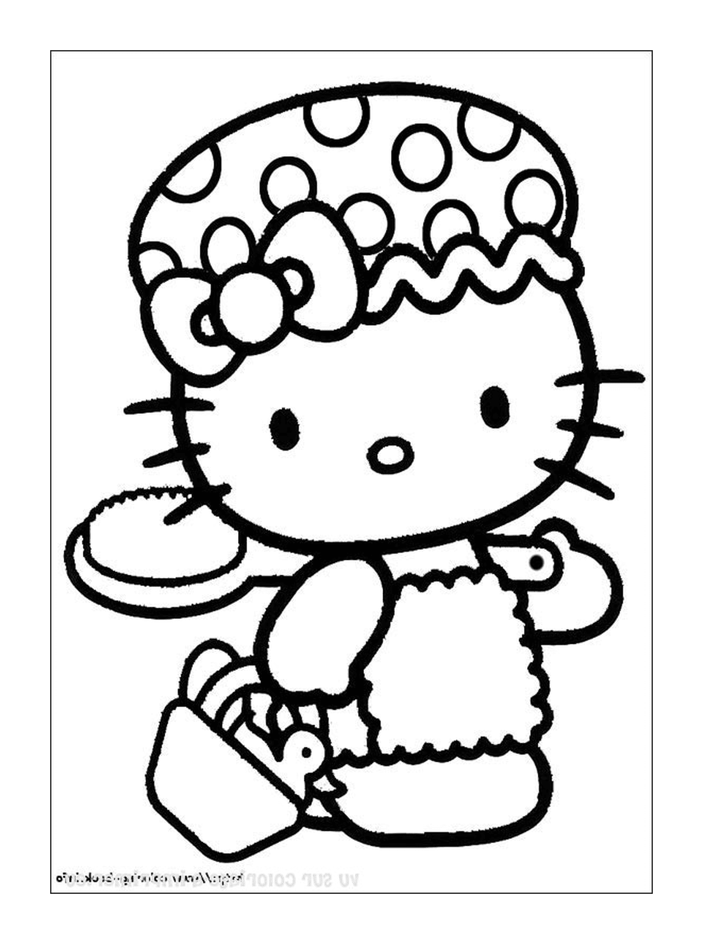 coloriage dessin hello kitty 5