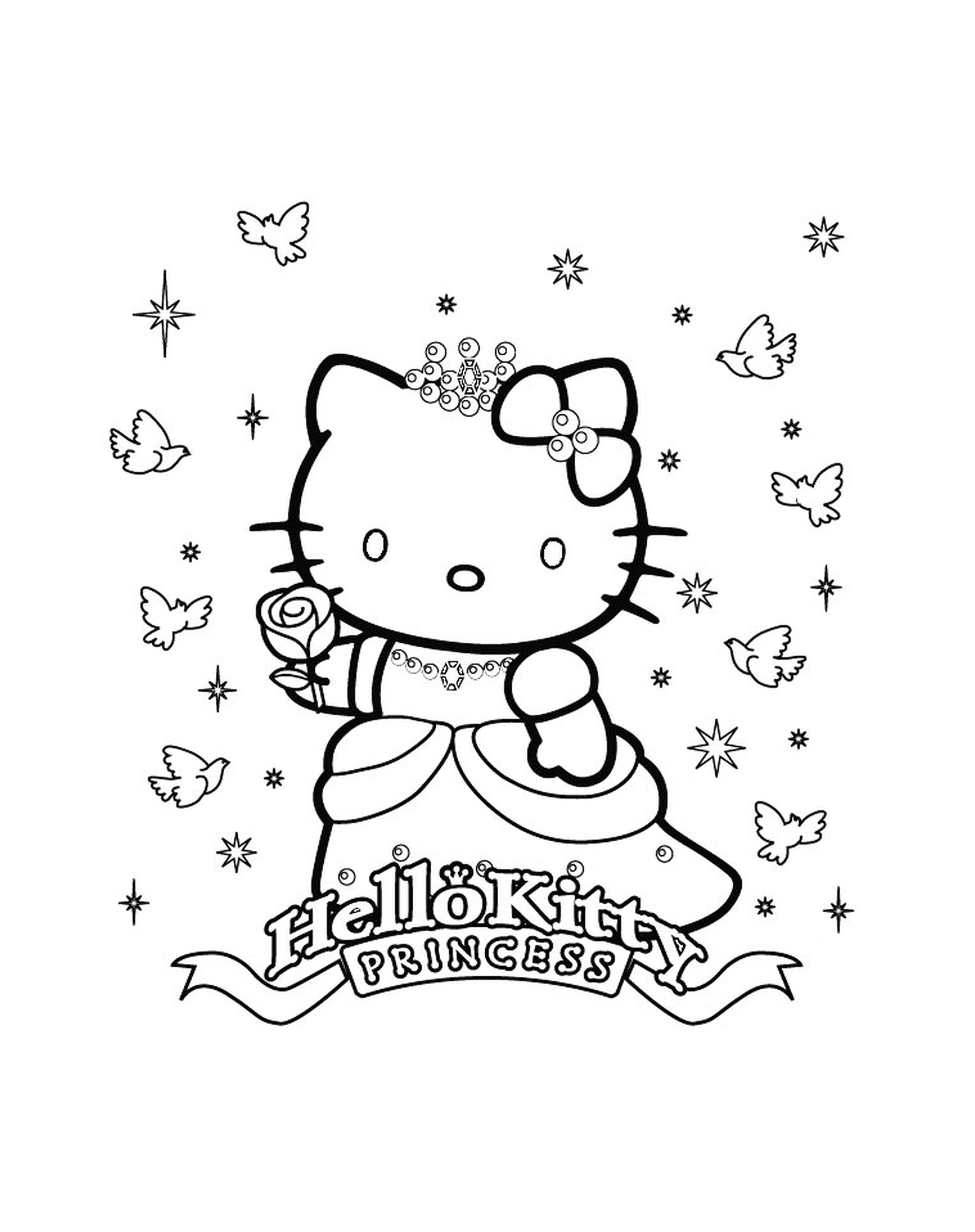 coloriage dessin hello kitty 21