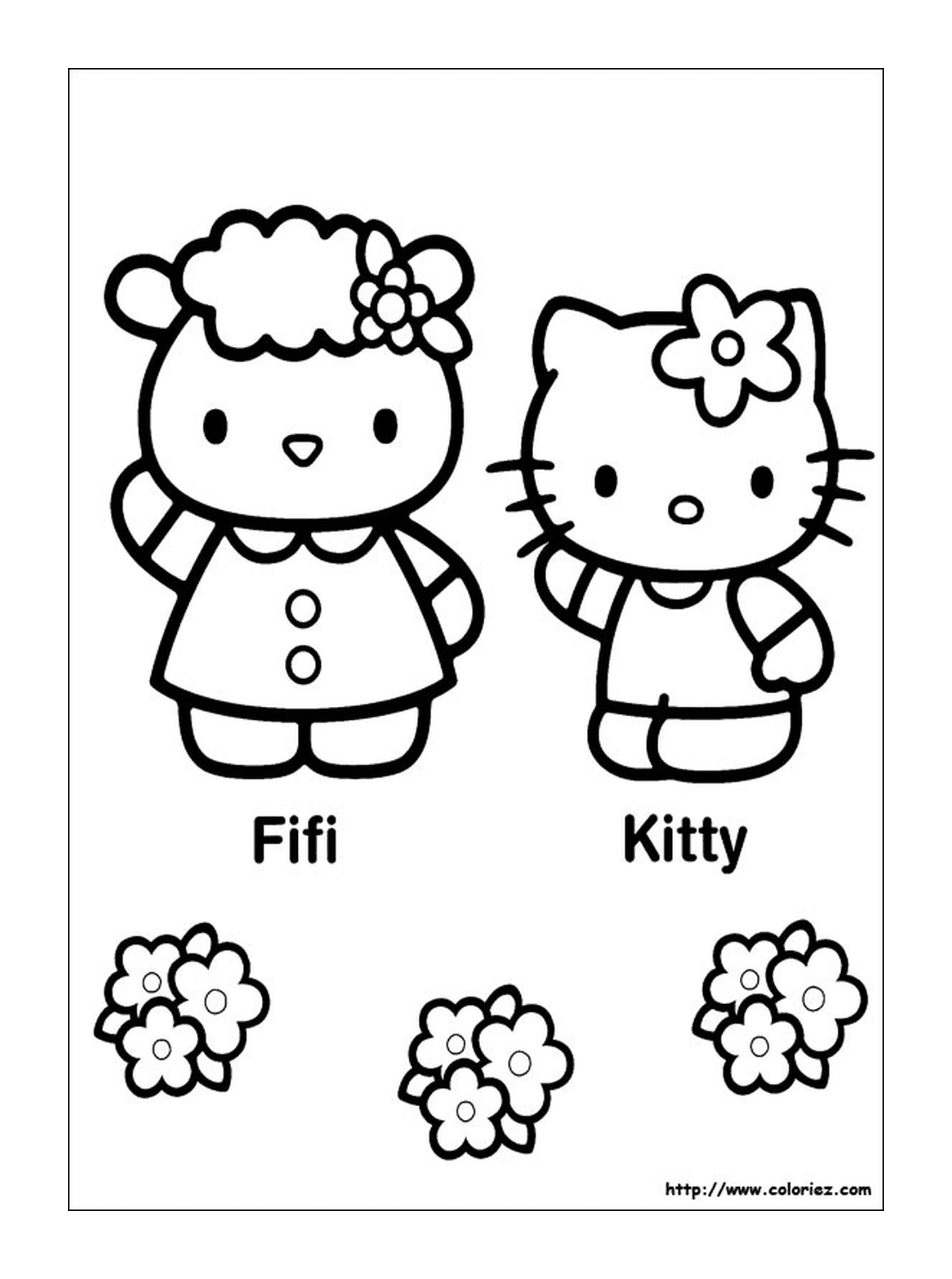 coloriage dessin hello kitty 133