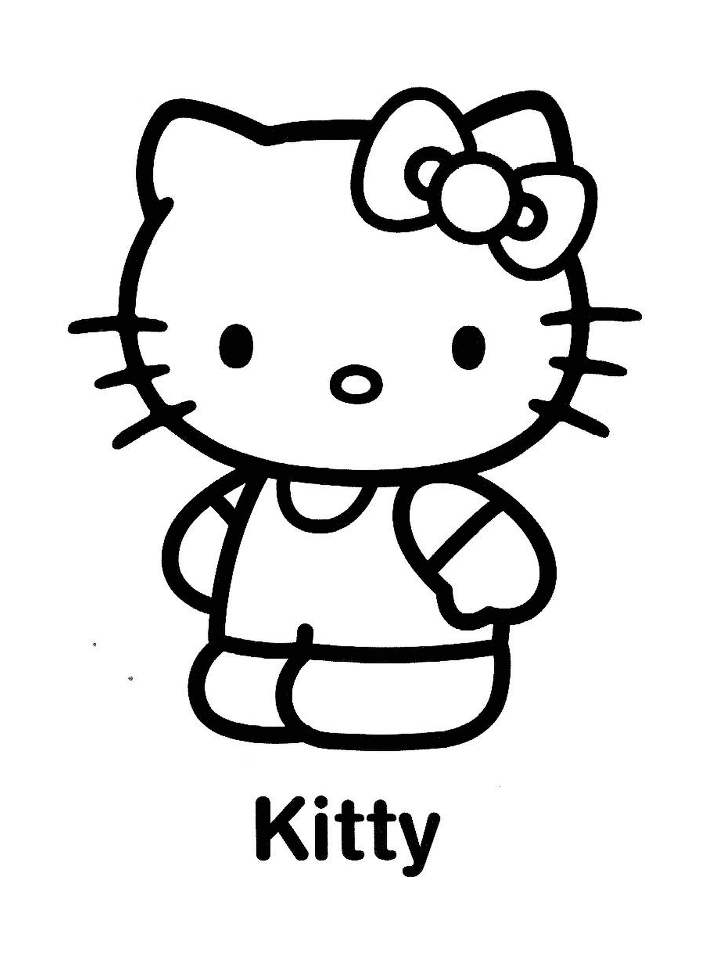 coloriage dessin hello kitty 75