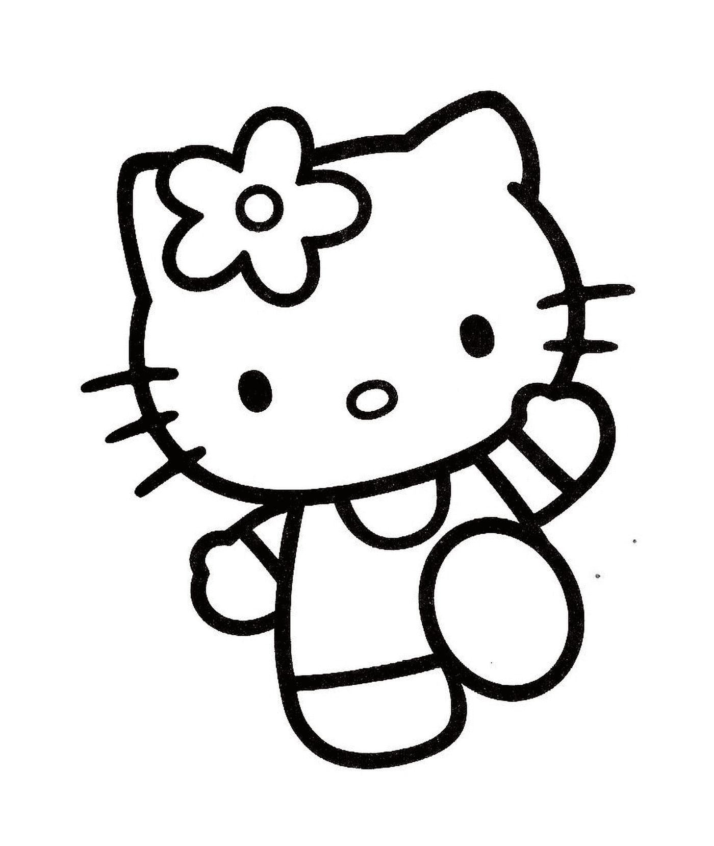 coloriage dessin hello kitty 15