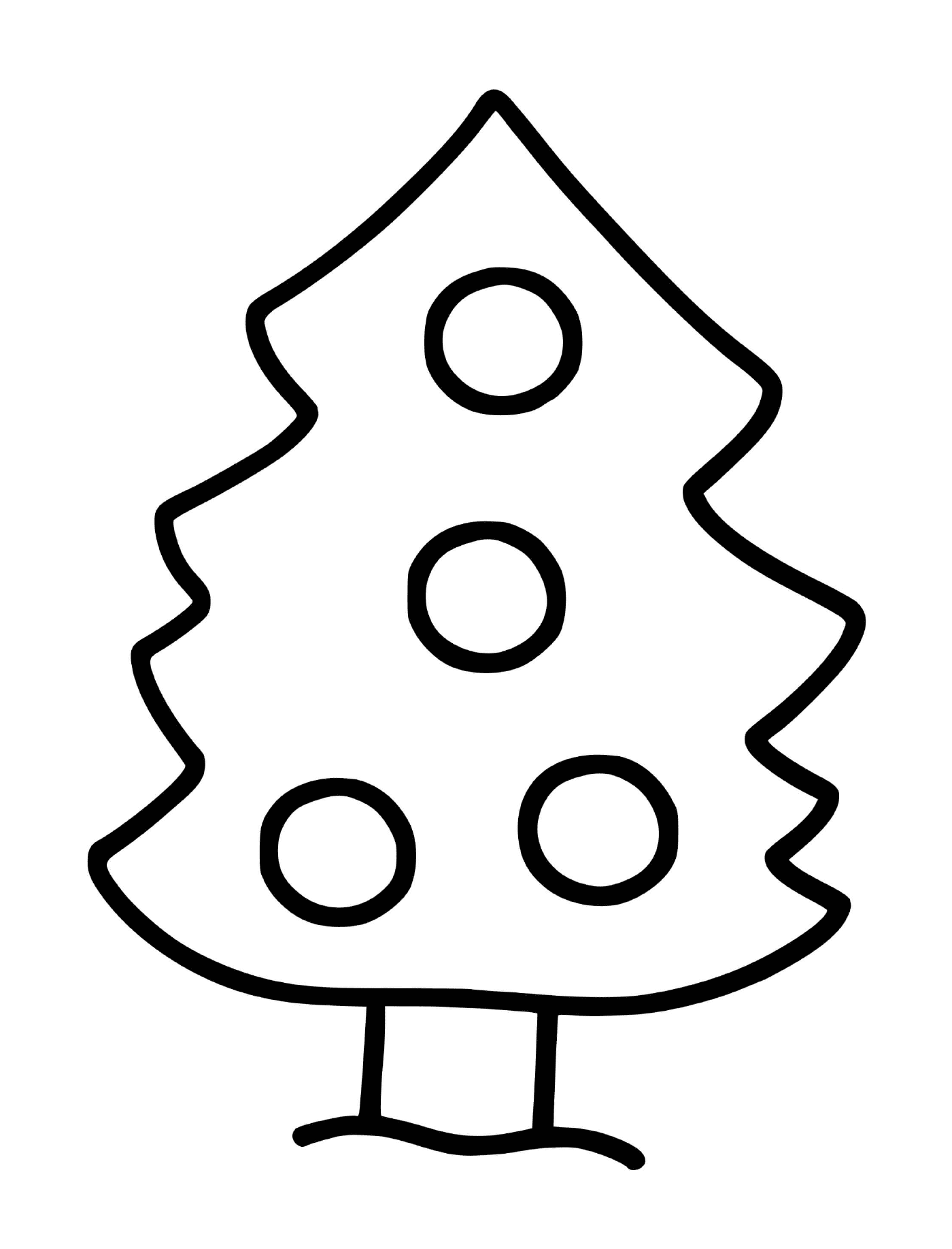 coloriage sapin dhiver maternelle