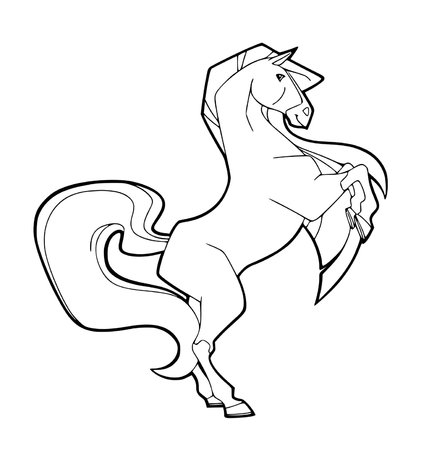 coloriage chili cheval horseland