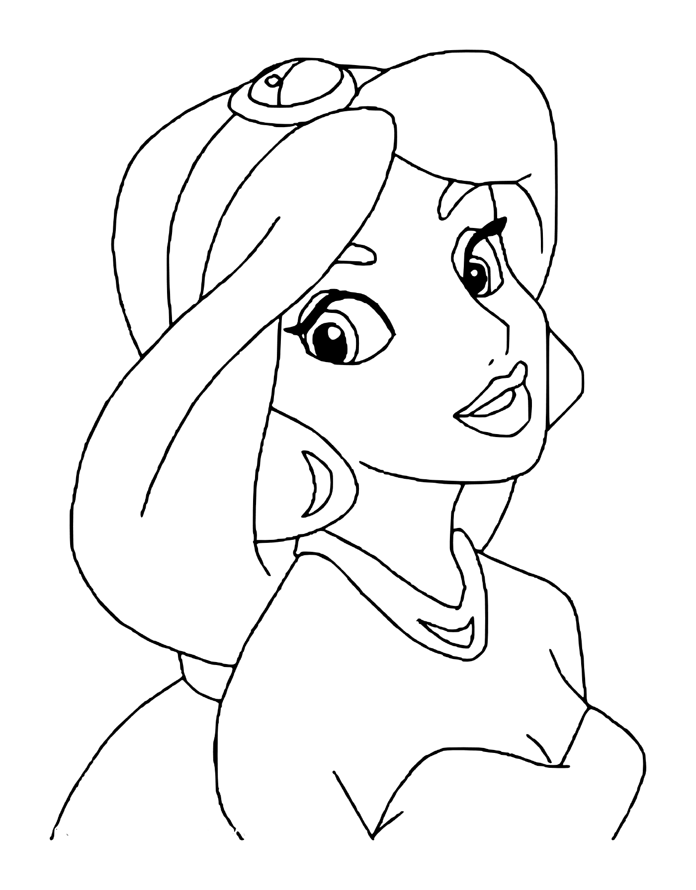 coloriage Princesse Disney Jasmine