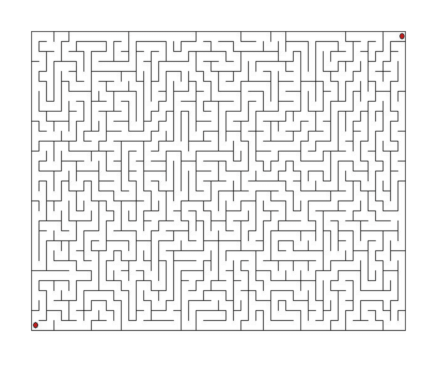 coloriage jeux labyrinthe difficile