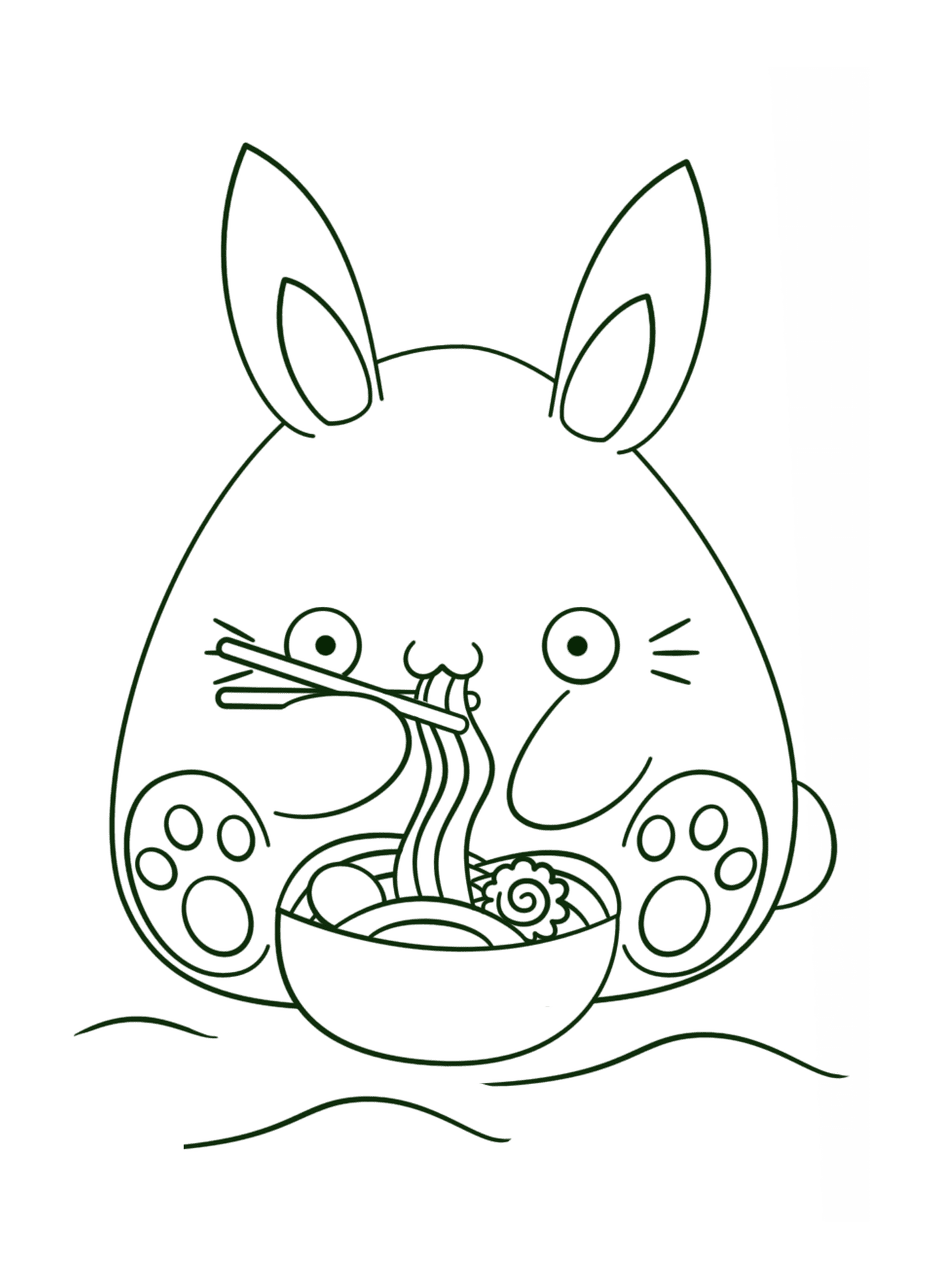 coloriage kawaii bunny