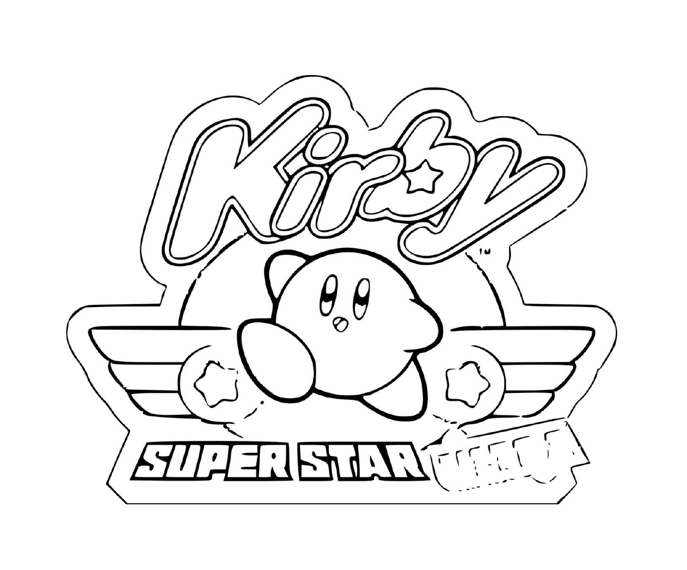 coloriage kirby super star ultra