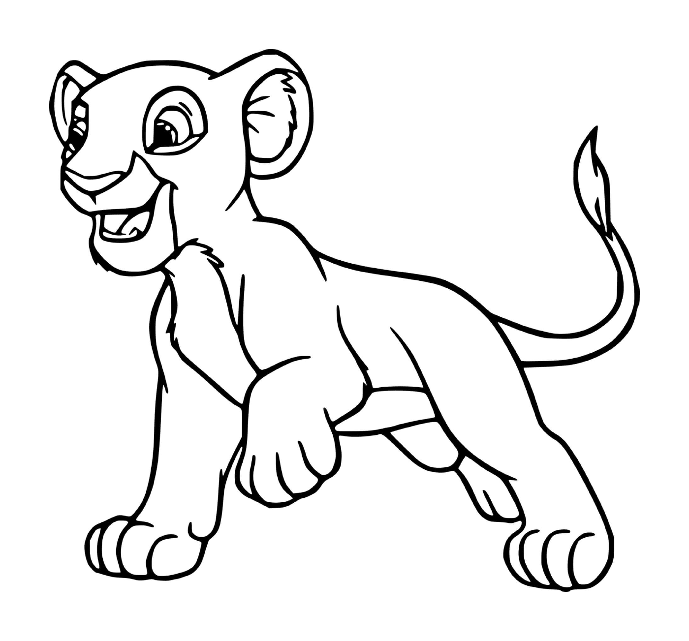 coloriage rani lion