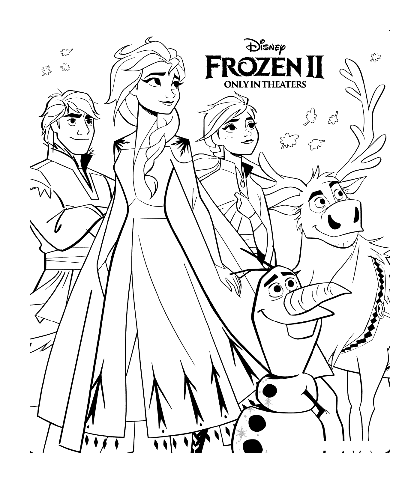 coloriage Disney Frozen 2