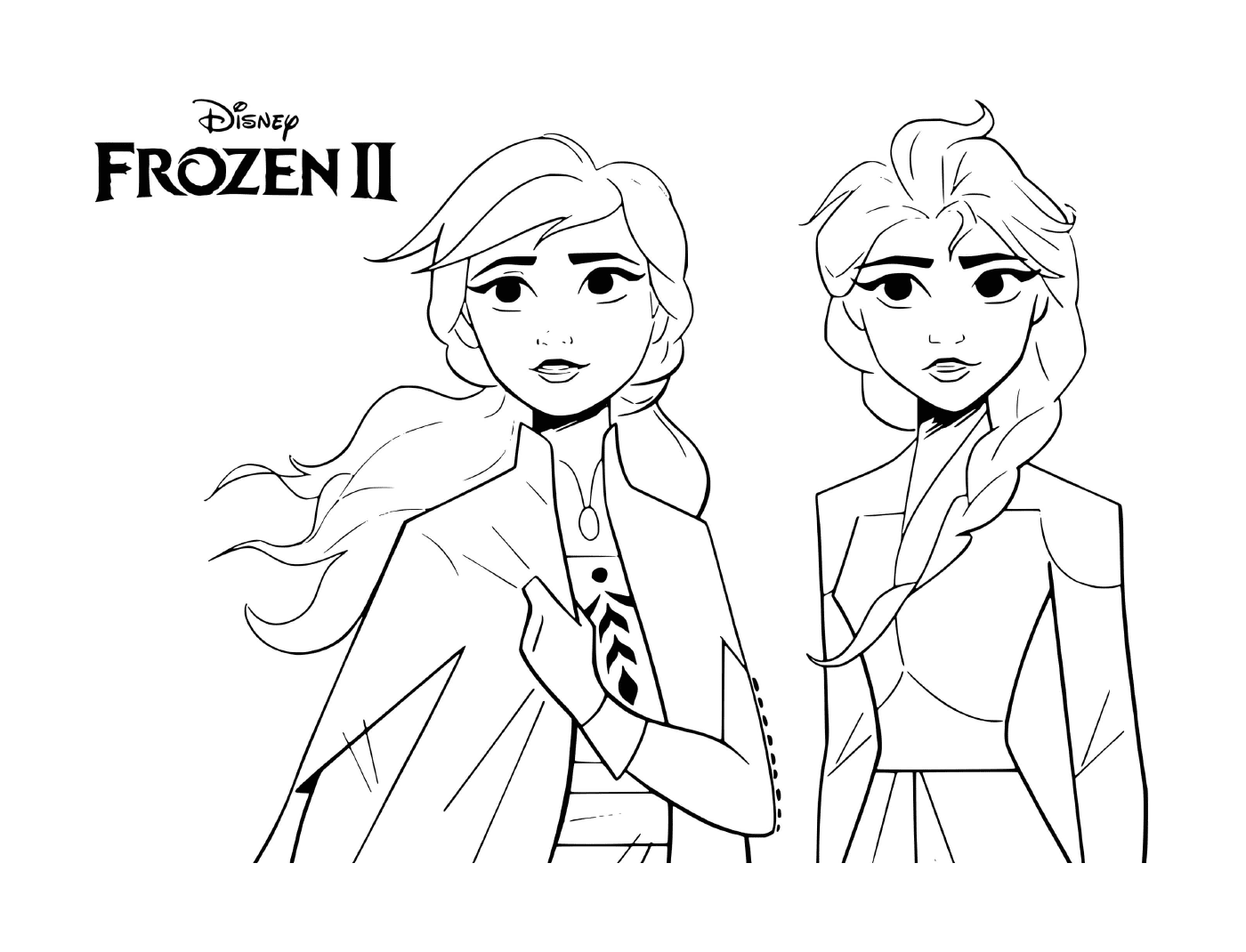 Elsa Anna Reine des Neiges 2 Disney