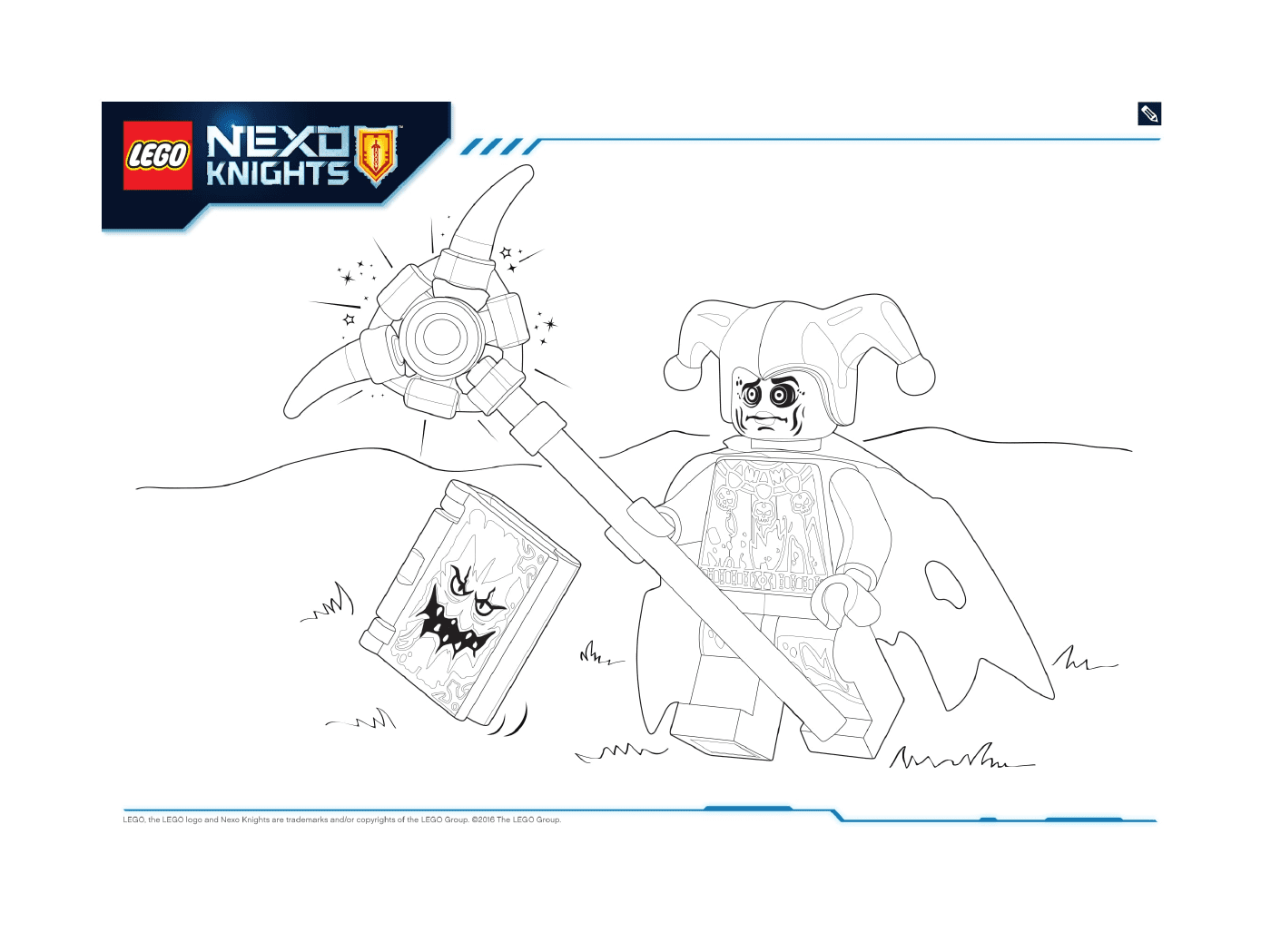 coloriage Lego Nexo Knights Monster Productss 4